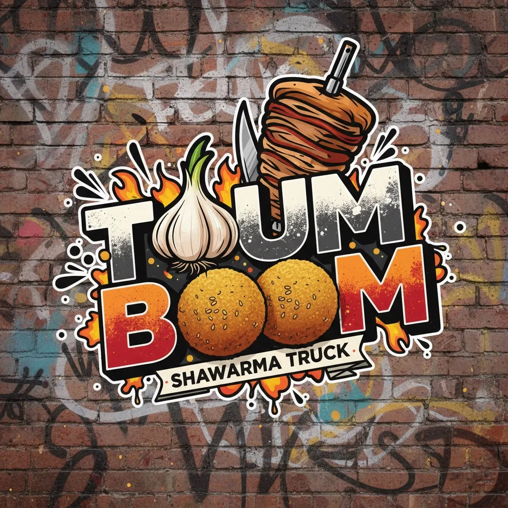 Toum Boom graffiti